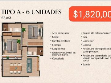 AQUINCE: Departamentos en Dzityá de 2 recámaras.