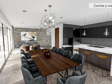 Casa en venta con alberca carr nacional priv valle de cristal