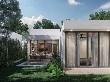 Casa en Venta en Mérida, Privada Fiora Residencial, Cholul (Mod. Iris, 1 planta)