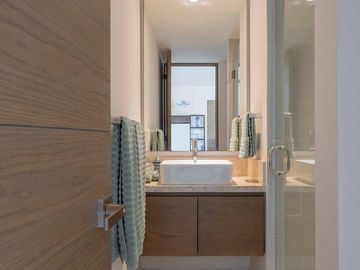DEPARTAMENTO EN VENTA DE 2 HABITACIONES EN AKUMAL QROO. LB 258