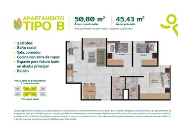 VENTA APARTAMENTO EN RIO CAMPESTRE, LA INMACULADA - RIONEGRO.