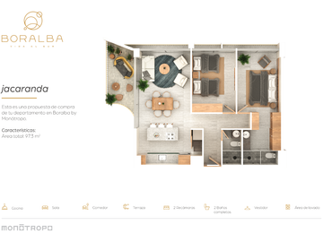 PRE-VENTA DE DEPARTAMENTOS BORALBA AL SUR DE GUADALAJARA, JACARANDA