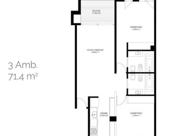 Departamento en venta en Tigre Residencial