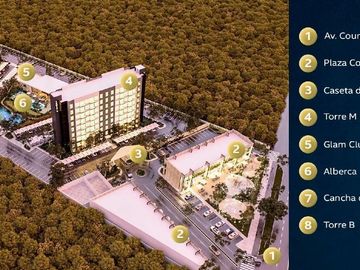 Departamento amueblado y equipado en venta a 3 minutos de la Anáhuac Mayab