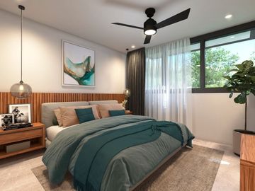 Townhouse en PREVENTA de 2 Recámaras con Piscina en Cholul, Mérida