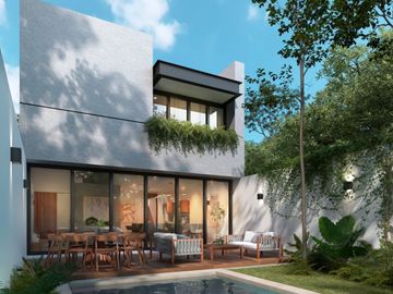 Townhouse en PREVENTA de 2 Recámaras con Piscina en Cholul, Mérida