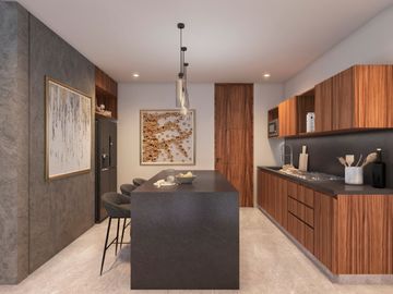 Townhouse en PREVENTA de 2 Recámaras con Piscina en Cholul, Mérida
