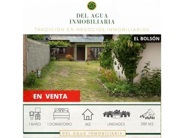 EN VENTA CASA EN EL BOLSON A 10 CUADRAS DE LA PLAZA PRINCIPAL CA-302