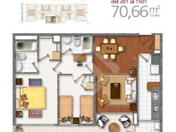 Departamento en Venta en ñuñoa