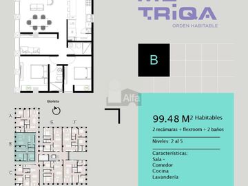 Departamento en venta en Rinconada de los Andes, San Luis Potosí