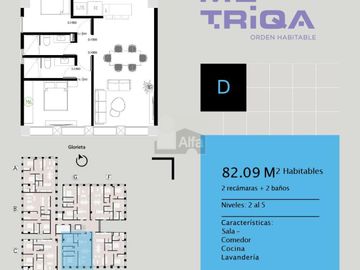 Departamento en venta en Rinconada de los Andes, San Luis Potosí