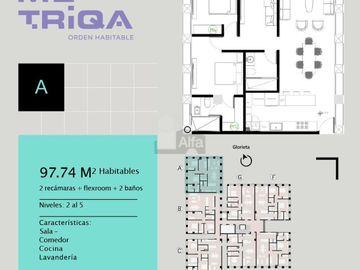 Departamento en venta en Rinconada de los Andes, San Luis Potosí
