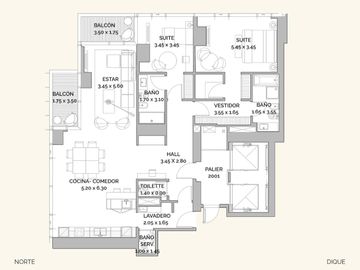 Departamento en Venta - Torre en Construccion - Puerto Madero