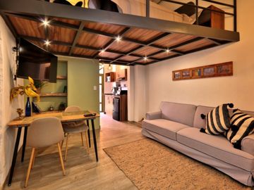 Departamento tipo Loft Amueblado y Equipado en Santa Maria La Ribera
