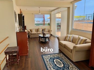PENTHOUSE EN VENTA CON TERRAZA Y PISCINA EN SURCO LIMITE MIRAFLORES