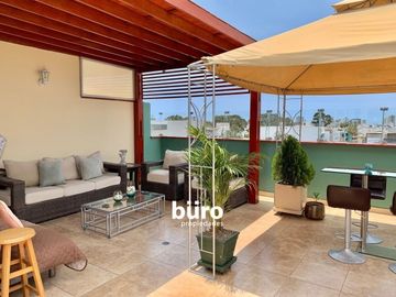 PENTHOUSE EN VENTA CON TERRAZA Y PISCINA EN SURCO LIMITE MIRAFLORES