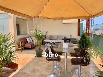 PENTHOUSE EN VENTA CON TERRAZA Y PISCINA EN SURCO LIMITE MIRAFLORES