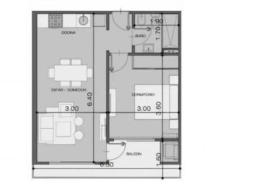 Departamento en Distrito Boero - Los Fresnos II