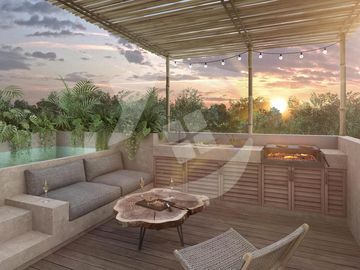 Departamento en VENTA  zona del Jaguar en Tulum México