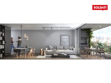 Departamento 2 ambientes al contrafrente - Colegiales