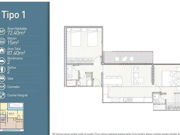 Departamento en venta en Acacias
