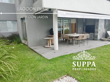 DEPARTAMENTO 4 AMB CON JARDIN -  LAGOON PILAR