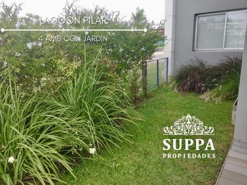 DEPARTAMENTO 4 AMB CON JARDIN -  LAGOON PILAR
