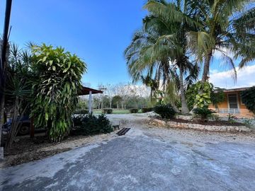 QUINTA CAMPESTRE EN VENTA. AMPLIOS JARDINES. KOBÉN, CAMPECHE.