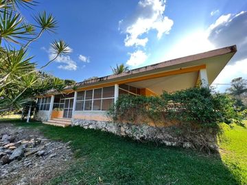 QUINTA CAMPESTRE EN VENTA. AMPLIOS JARDINES. KOBÉN, CAMPECHE.