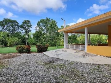 QUINTA CAMPESTRE EN VENTA. AMPLIOS JARDINES. KOBÉN, CAMPECHE.