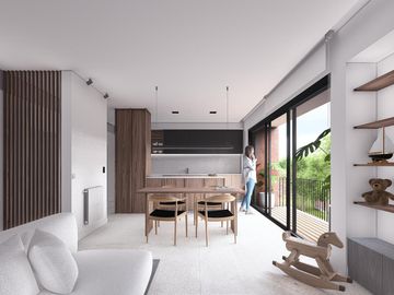 departamento Semipiso tres ambientes a la venta en lujan centro  doctor real 888