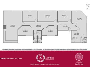 Venta departamento oficina comercial 7 ambientes 158M² en Monserrat / San Nicolás apto profeisonal