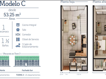 VENTA DE DEPARTAMENTOS  EN MERIDA,  CERCA DE LA PLAYA.