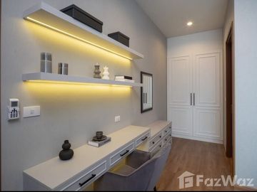 Modern monochrome interior with sleek form and functionality