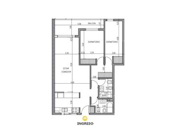 departamento venta Barrio Echesortu 2 dormitorios
