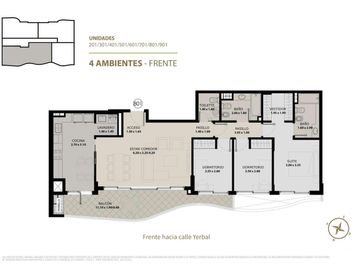 Exclusivo 4 ambientes con amenities y parrilla propia en Caballito