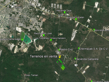 TERRENO EN VENTA MÉRIDA, KANASIN