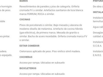 Departamento de 4 ambientes a la venta sobre calle Cullen