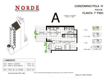 VENTA • VILLA LURO • MONOAMBIENTE • A ESTRENAR