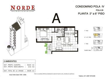 VENTA • VILLA LURO • MONOAMBIENTE • A ESTRENAR