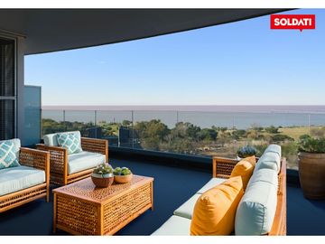 Departamento al rio - Semipiso 4 ambientes con dependencia  - Infinity Towers, Vicente Lopez