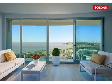 Departamento al rio - Semipiso 4 ambientes con dependencia  - Infinity Towers, Vicente Lopez