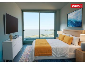 Departamento al rio - Semipiso 4 ambientes con dependencia  - Infinity Towers, Vicente Lopez