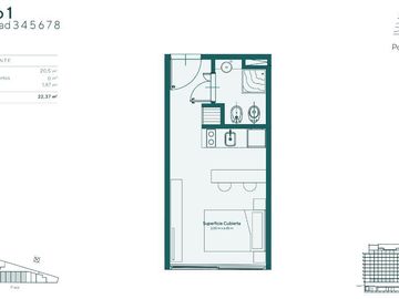 VENTA MONOAMBIENTE CON AMENITIES DE LUJO