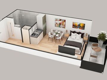 VENTA MONOAMBIENTE CON AMENITIES DE LUJO