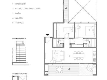 Departamento 4 ambientes con balcón aterrazado! Frente a la plaza!