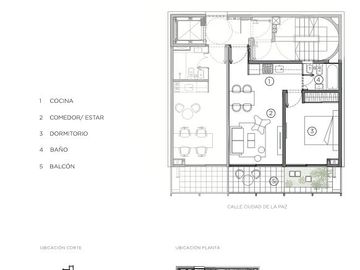 Departamento 2 ambientes en colegiales con balcón, cuotas fijas en dólares !