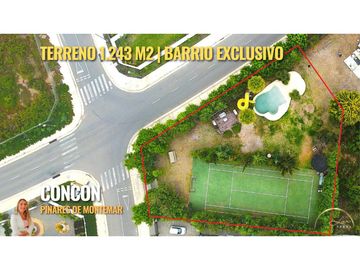 Terreno 1.243 m2 | Pinares de Montemar | Jumbo y dunas Concón