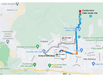 5.000 M2 Condominio Valle Verde Mar A 10 Mins De Quilpué
