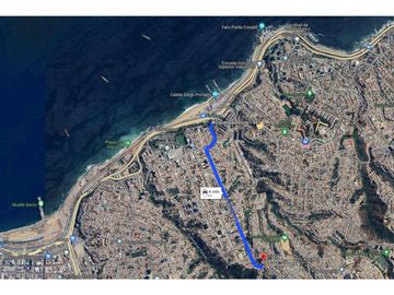 Soleado depto Placeres | Vista espectacular al mar | 3d,2b,2 terrazas, 1est y 1 bod.